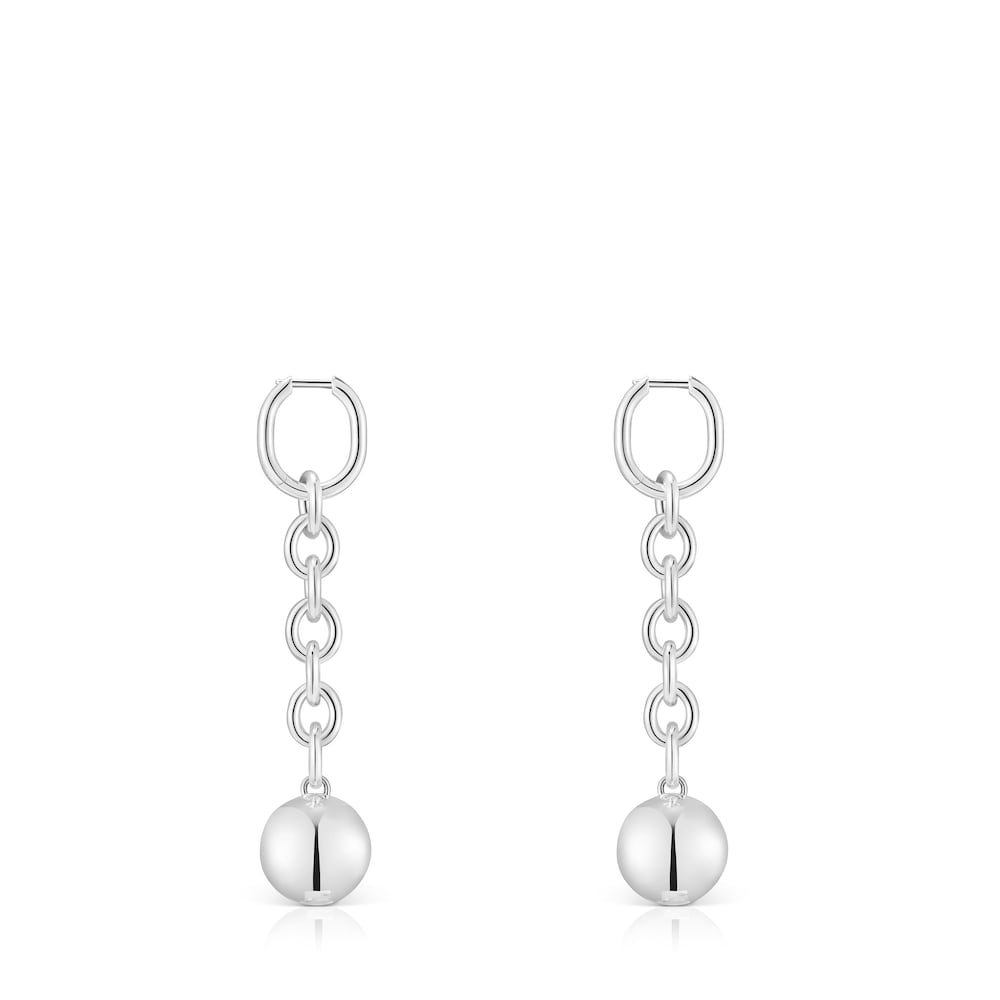 Long silver Earrings Plump Long silver Earrings Plump