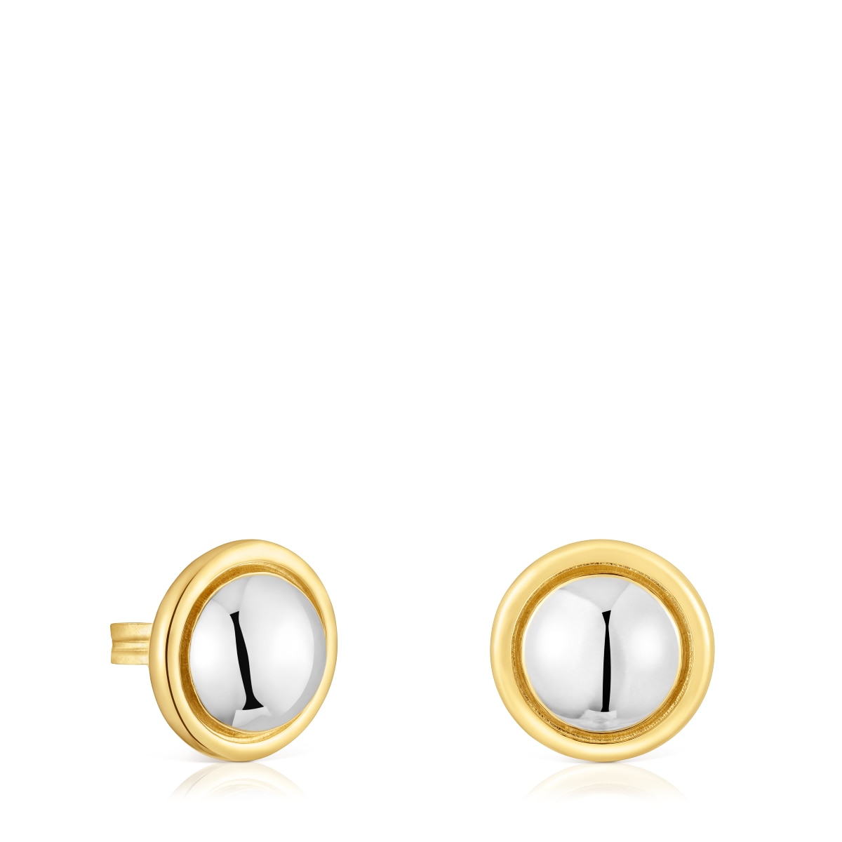 Two-tone Earrings Plump
