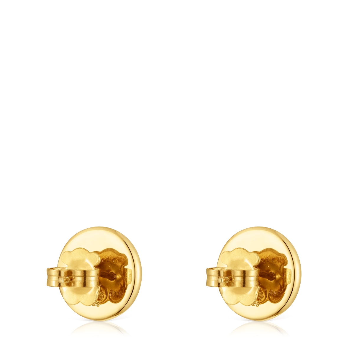 Two-tone Earrings Plump