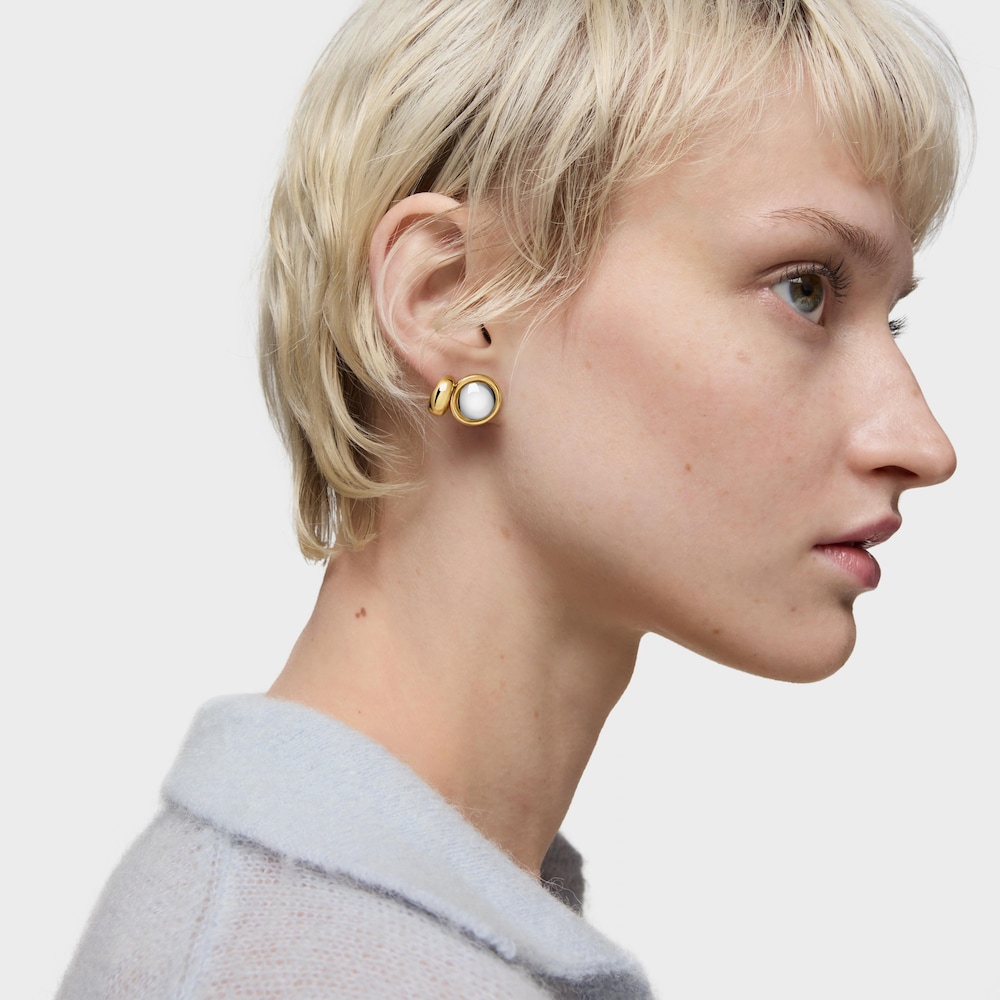 Pendientes bicolor Plump