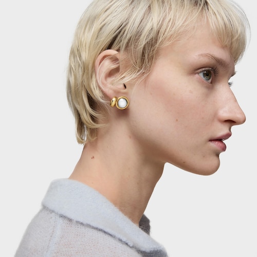 Pendientes bicolor Plump
