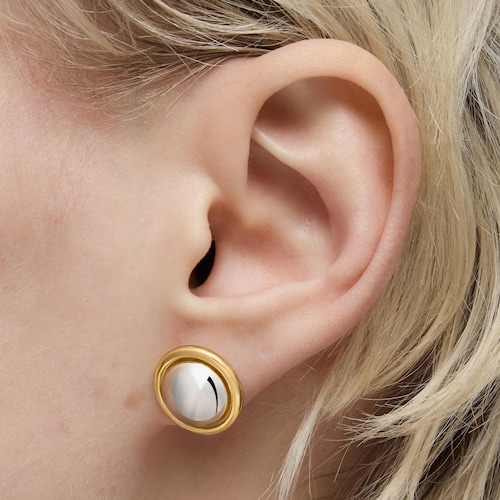 Pendientes bicolor Plump