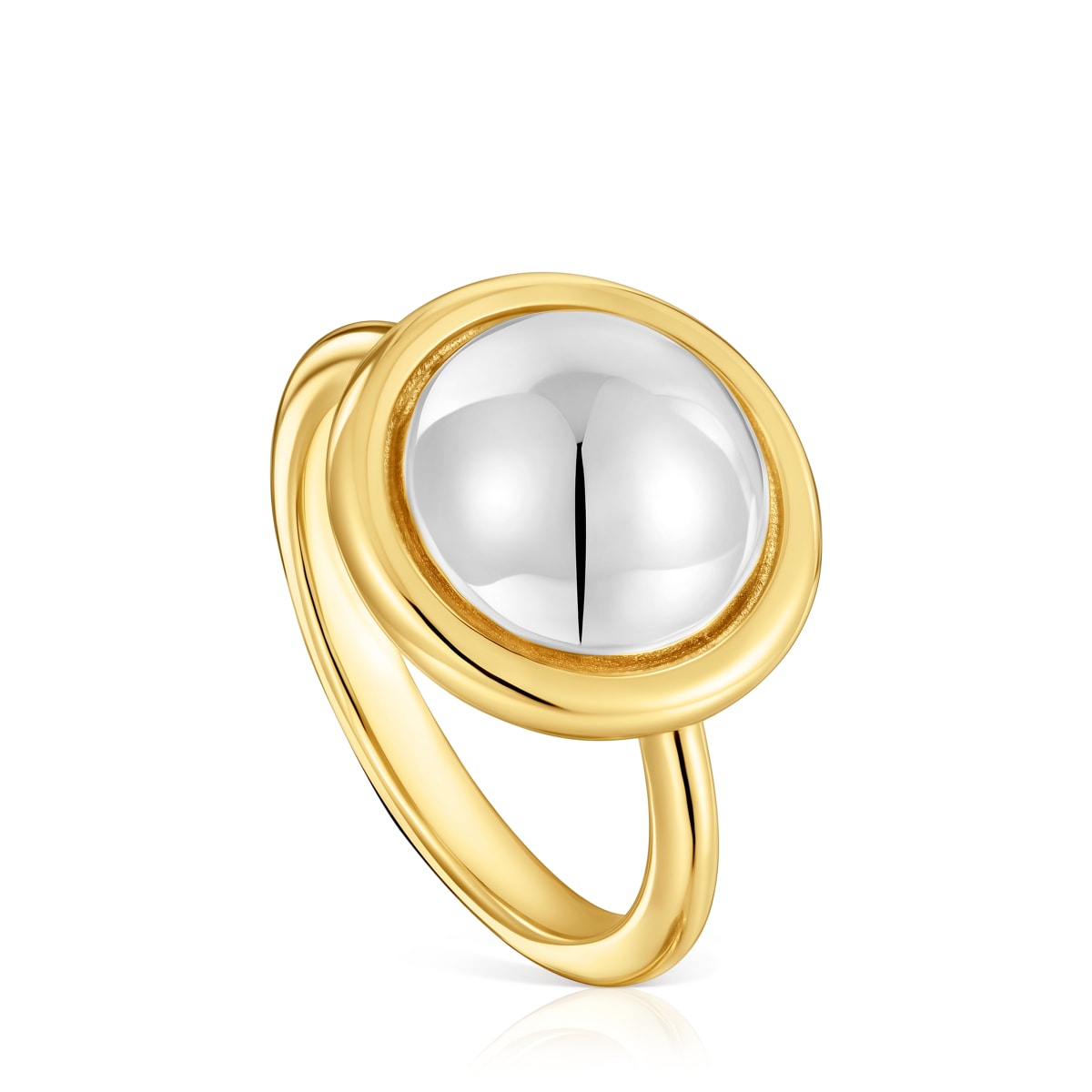 Tous - Anillo Bicolor Plump Talla 20