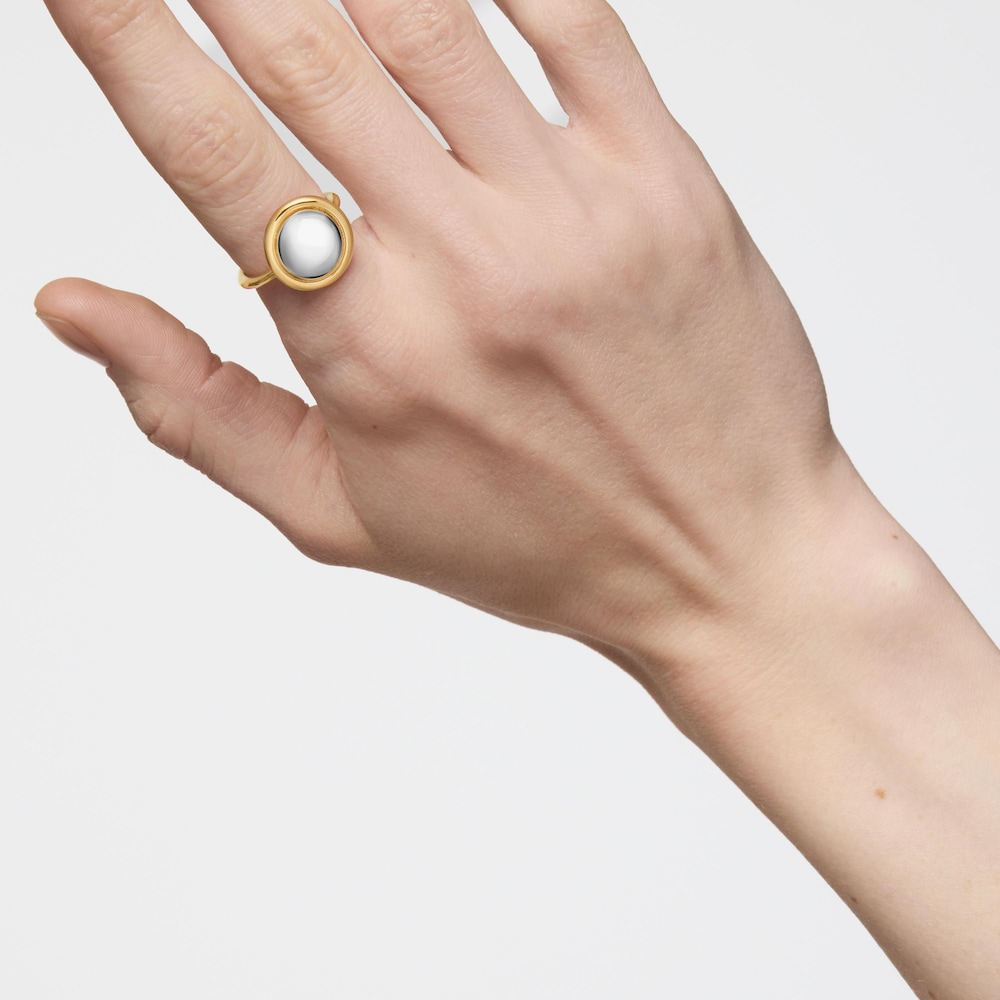 Anillo bicolor Plump