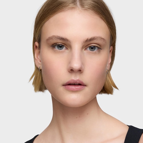 Pendientes aro de oro y iolitas Daisy