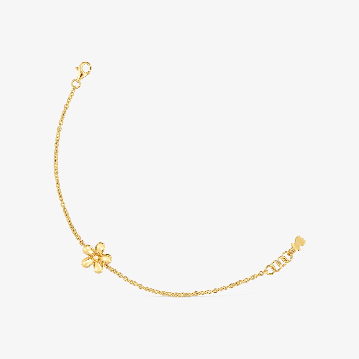Tous - Pulsera Cadena Con Baño De Oro De 18 Kt Sobre Plata Daisy - Dorado