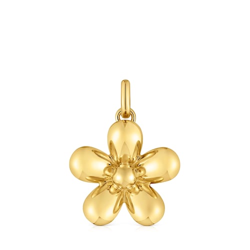 Flower Pendant with 18kt gold plating over silver Daisy