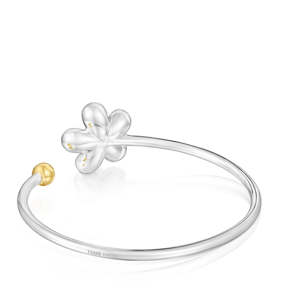 Pulsera esclava bicolor Daisy Pulsera esclava bicolor Daisy