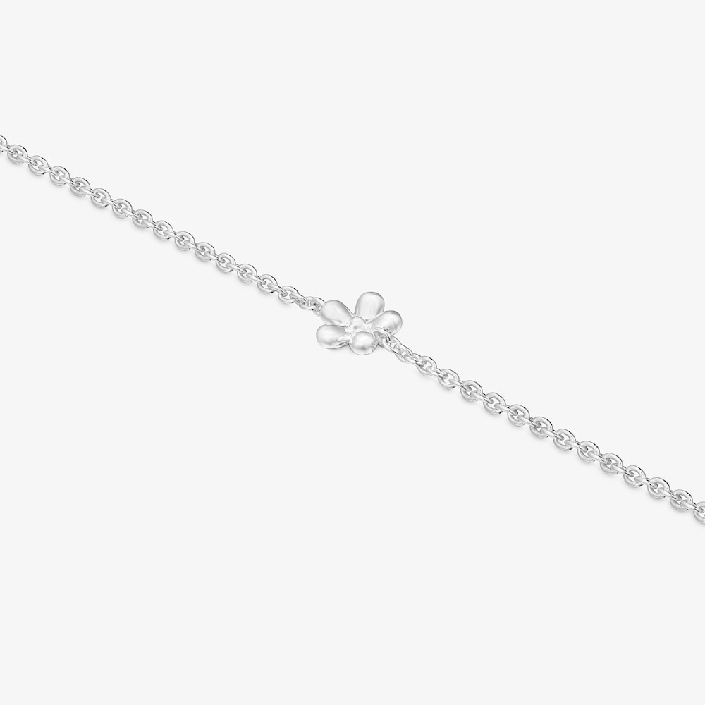 Silver Chain bracelet Daisy