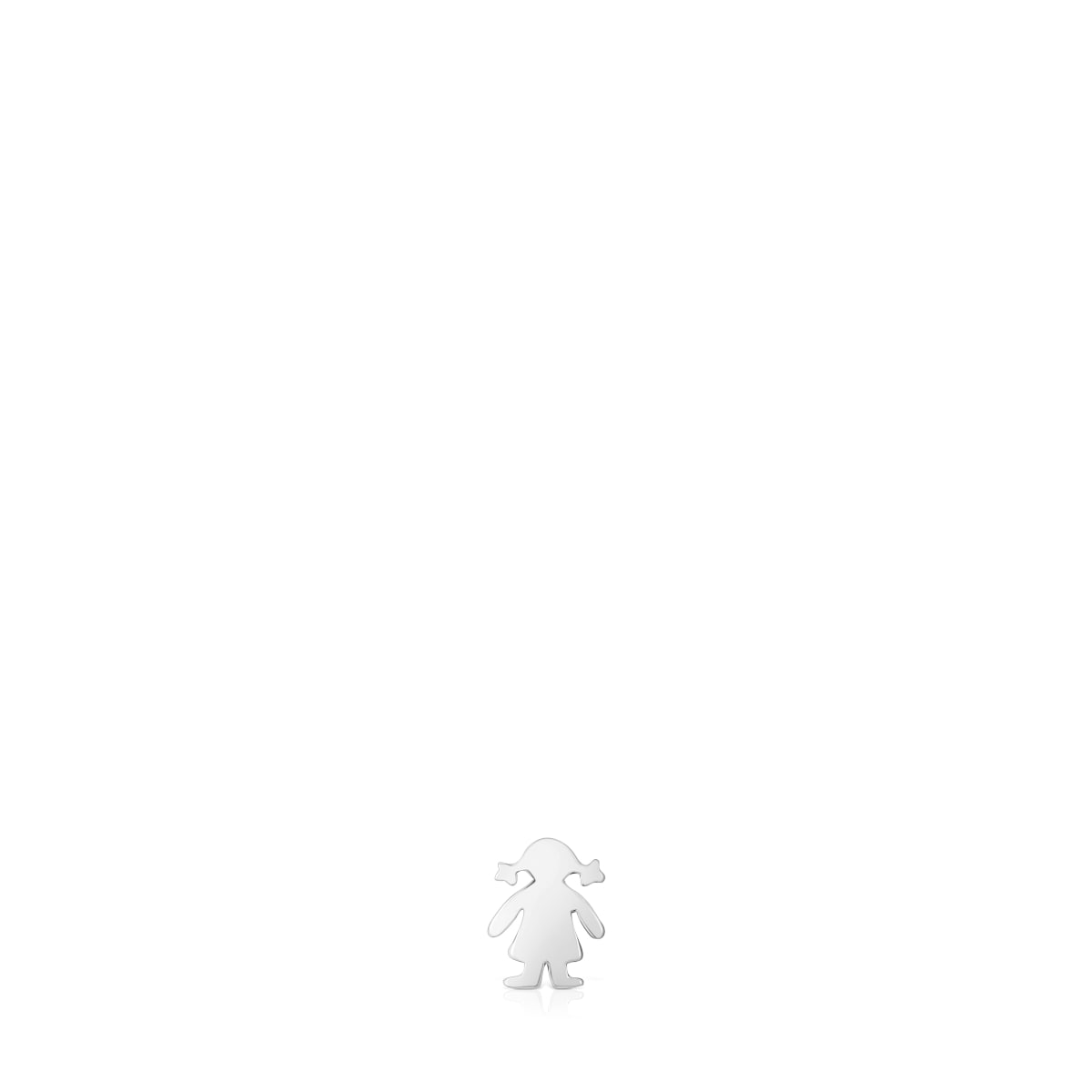 Charm TOUS Basics de plata motivo niña 7 mm