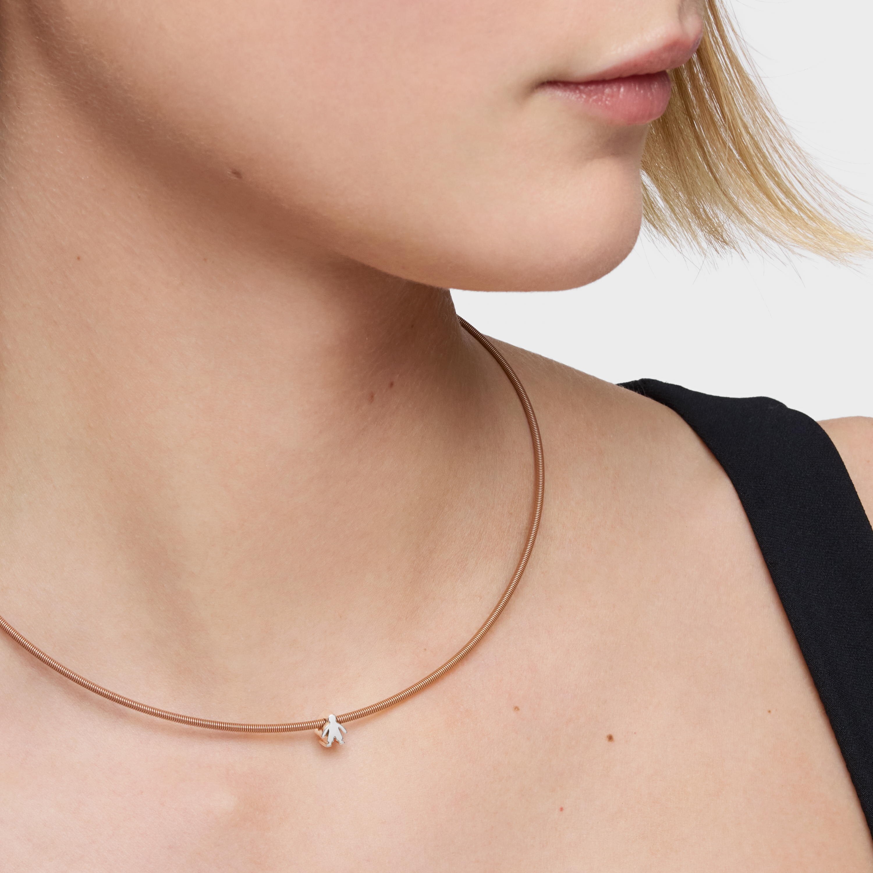 7mm silver boy motif Charm TOUS Basics