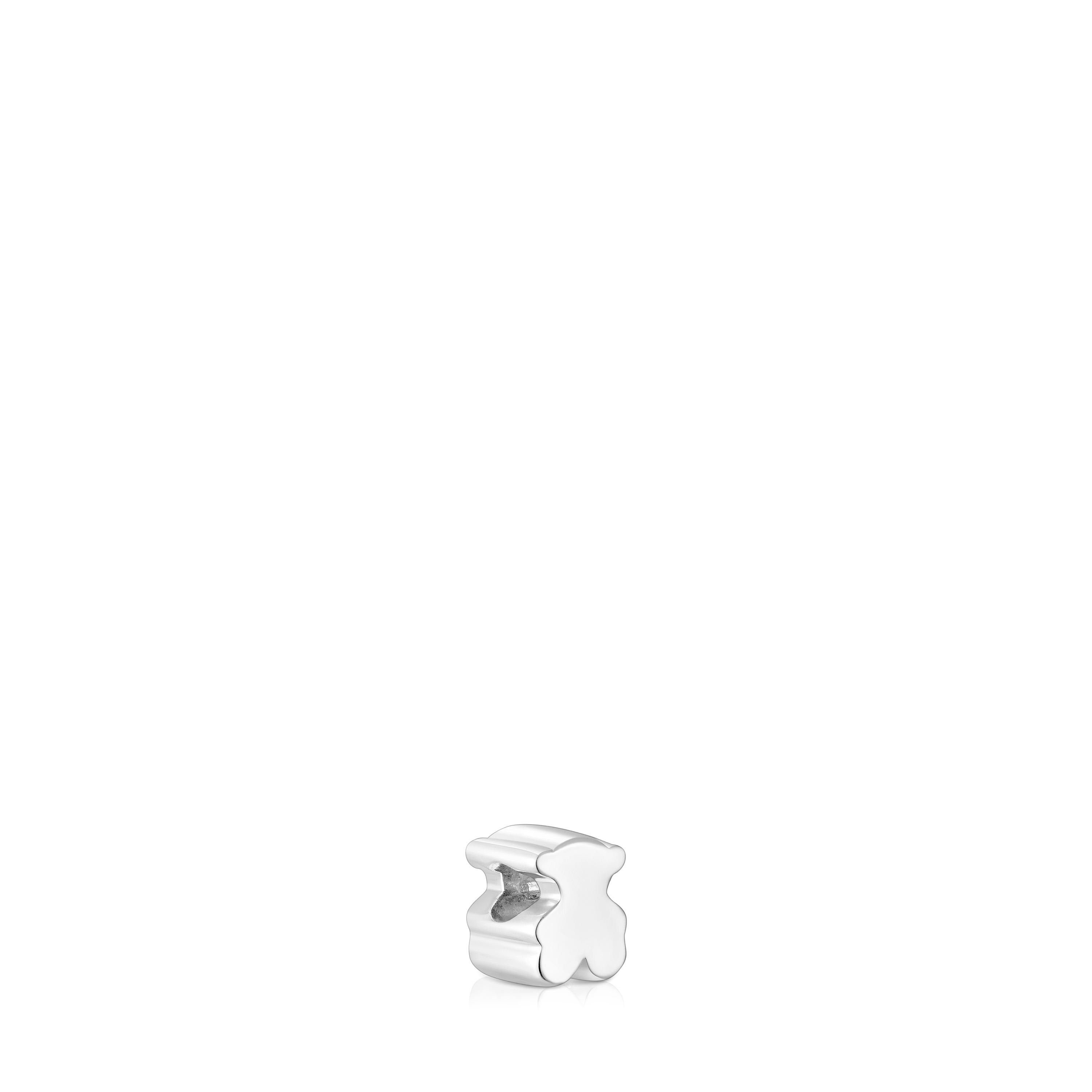 7mm silver bear motif Charm TOUS Basics