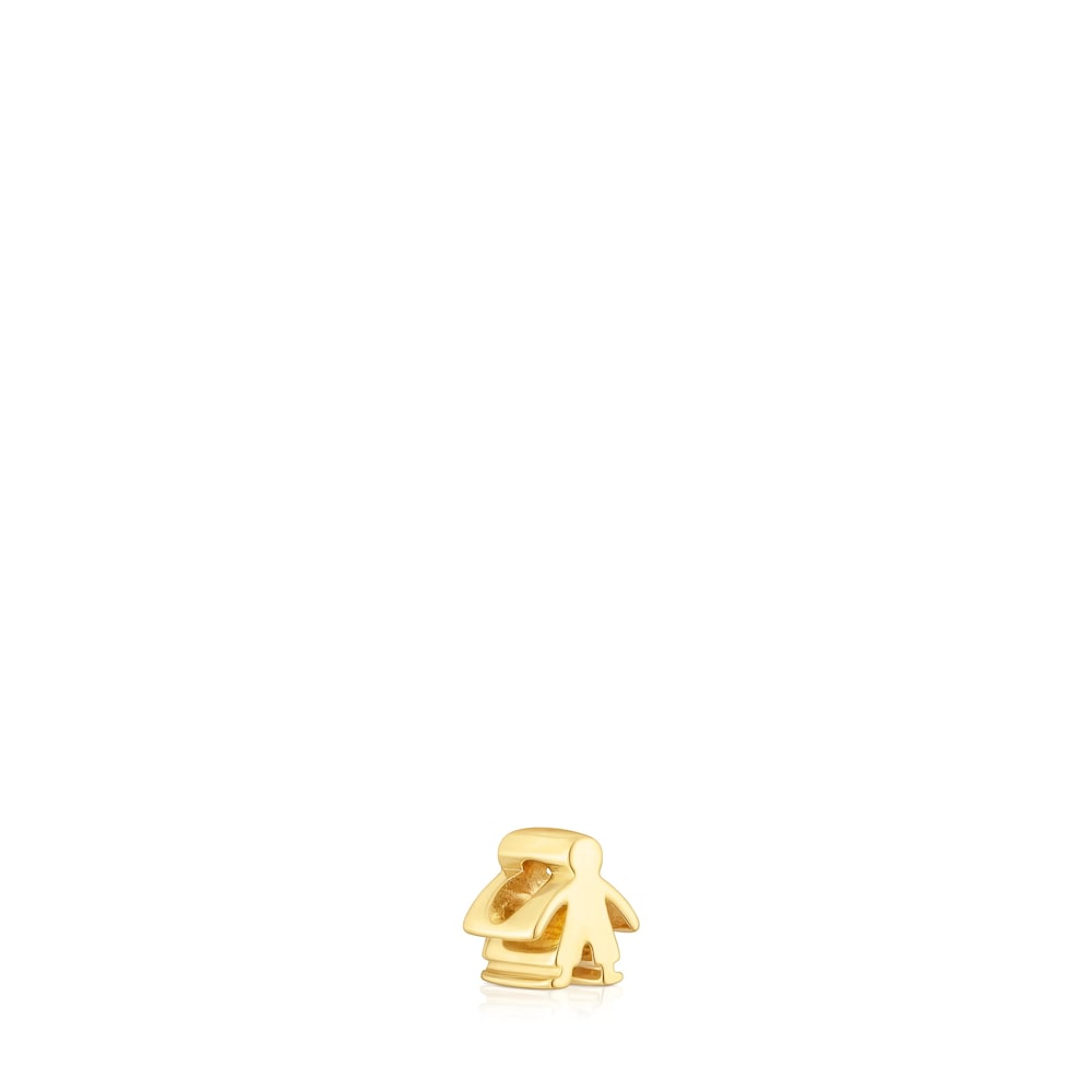 7mm 18kt gold plating over silver boy motif Charm TOUS Basics