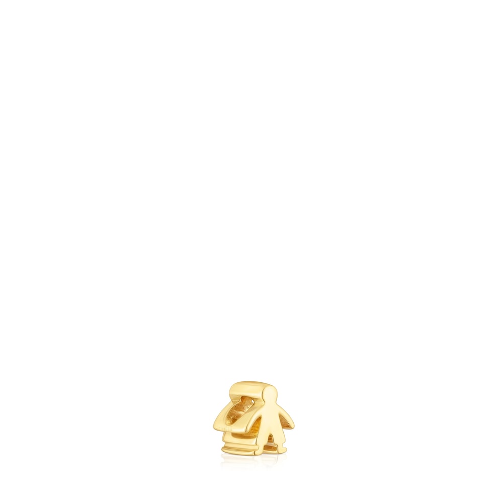 7mm 18kt gold plating over silver boy motif Charm TOUS Basics