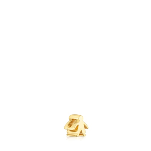 7mm 18kt gold plating over silver boy motif Charm TOUS Basics