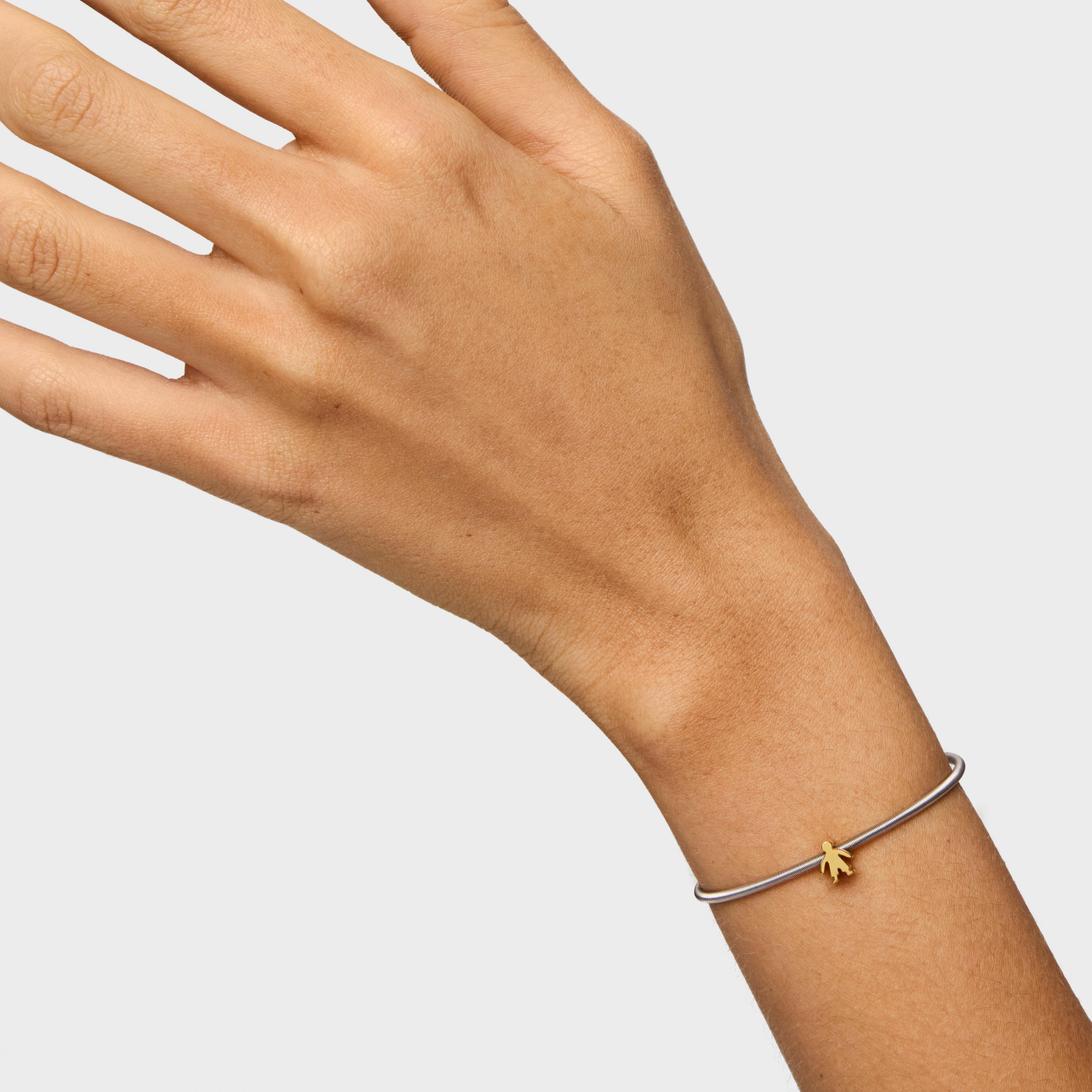 7mm 18K gold vermeil boy motif Charm TOUS Basics