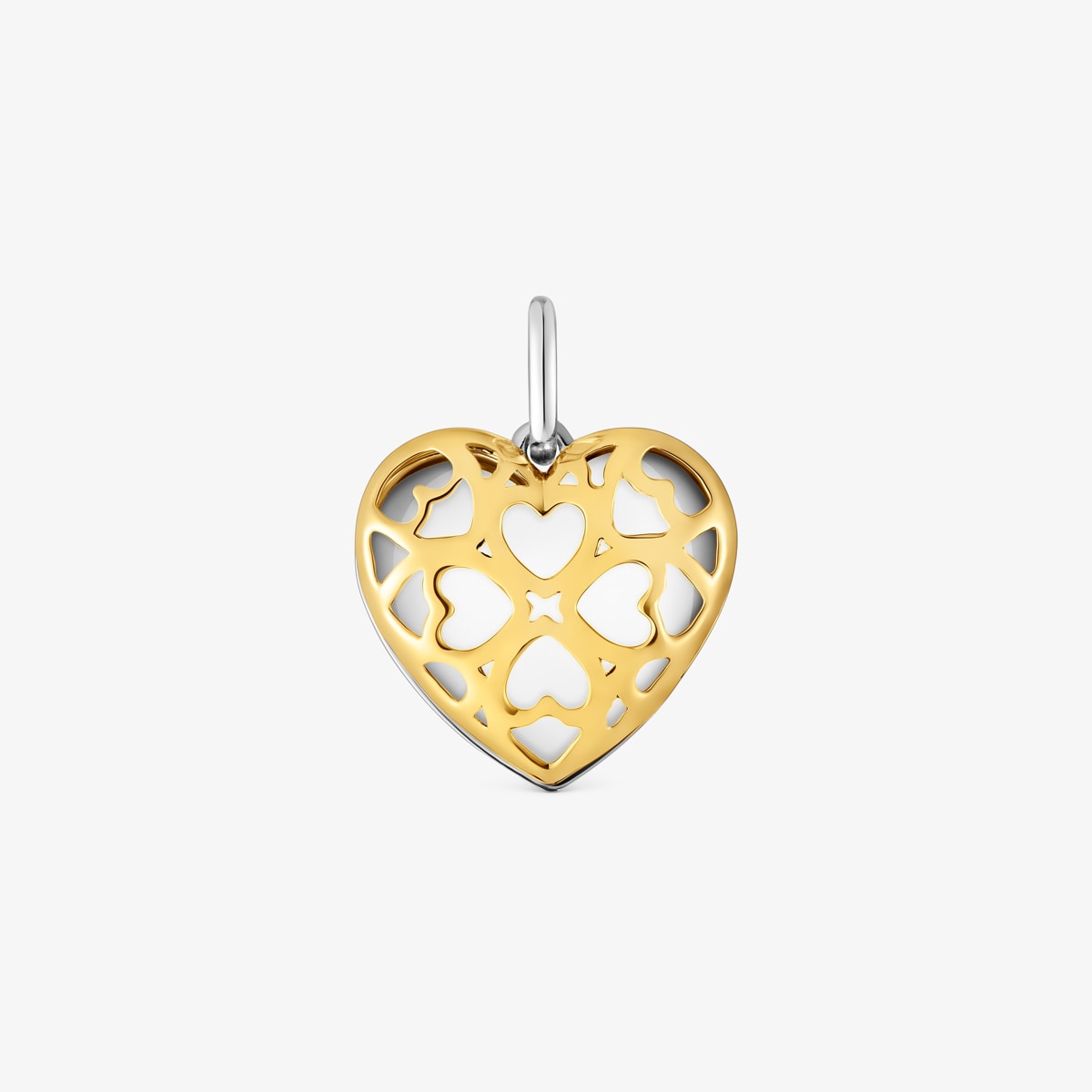 Tous - Colgante Doble Corazón Bicolor Medallions - Bicolor