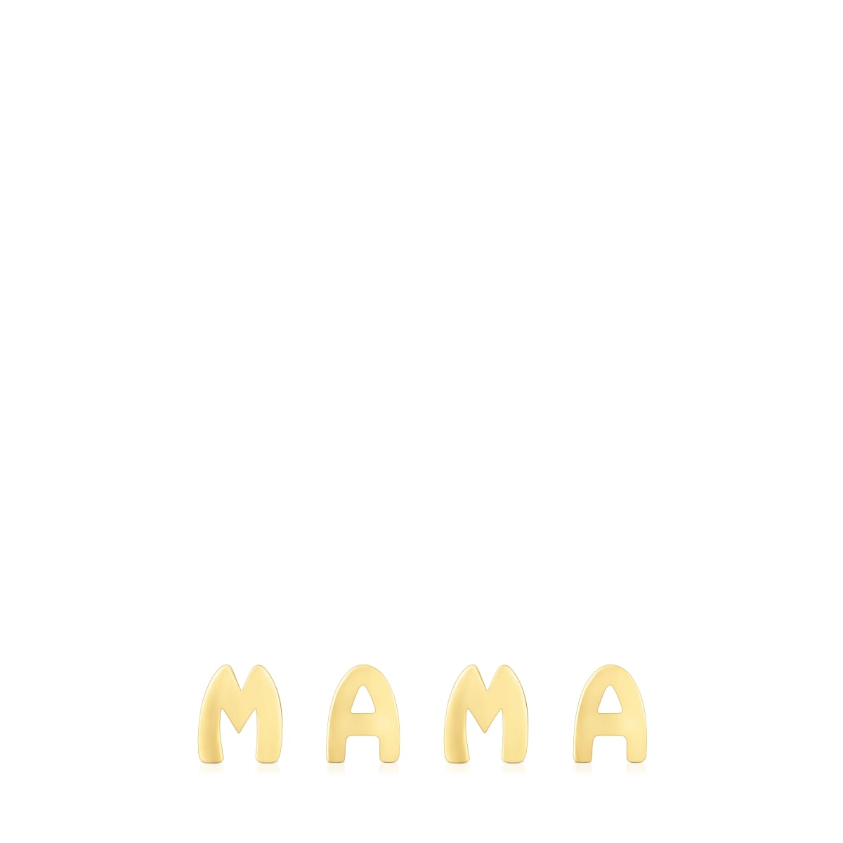 18kt gold plating over silver pack of Charms TOUS Mama