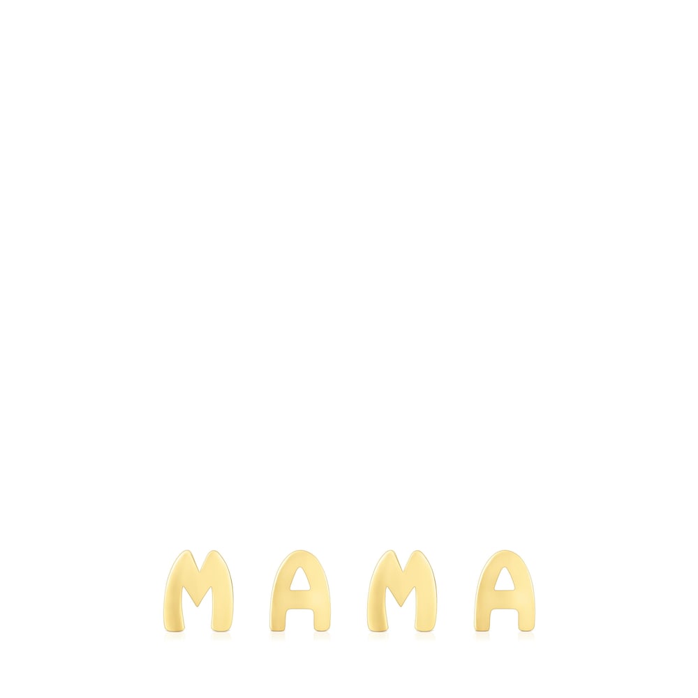 Pack charms TOUS Mama con baño de oro 18 kt sobre plata image number 0