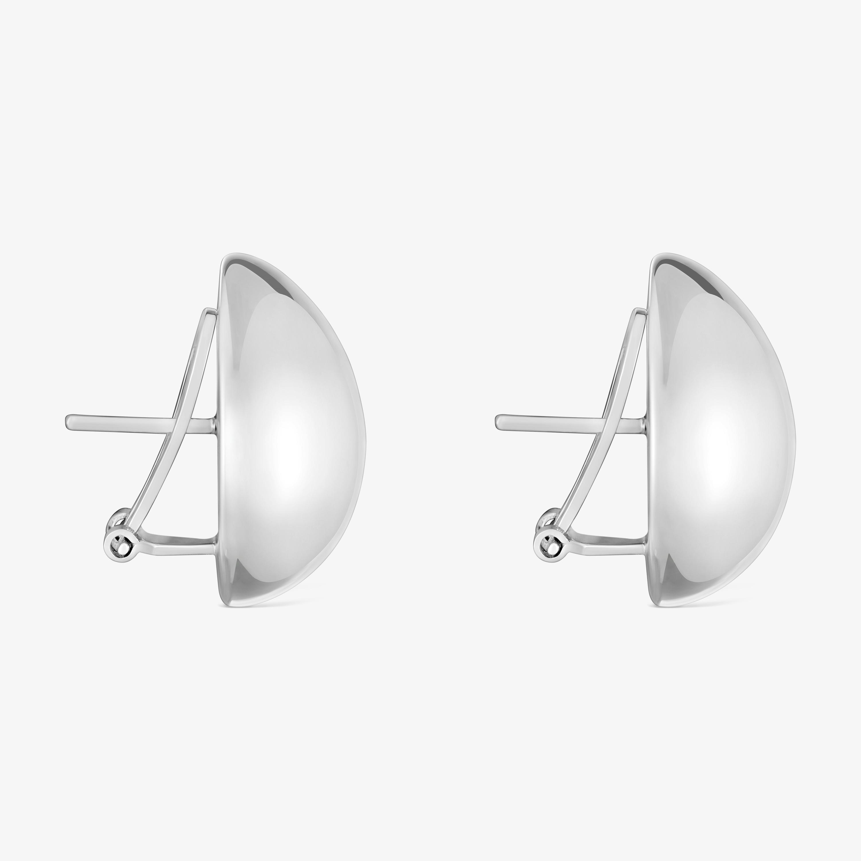 mm silver Earrings Daisy