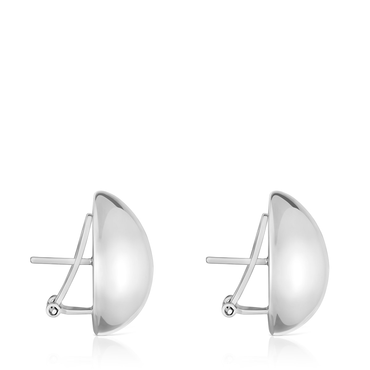 22 mm silver Earrings Daisy