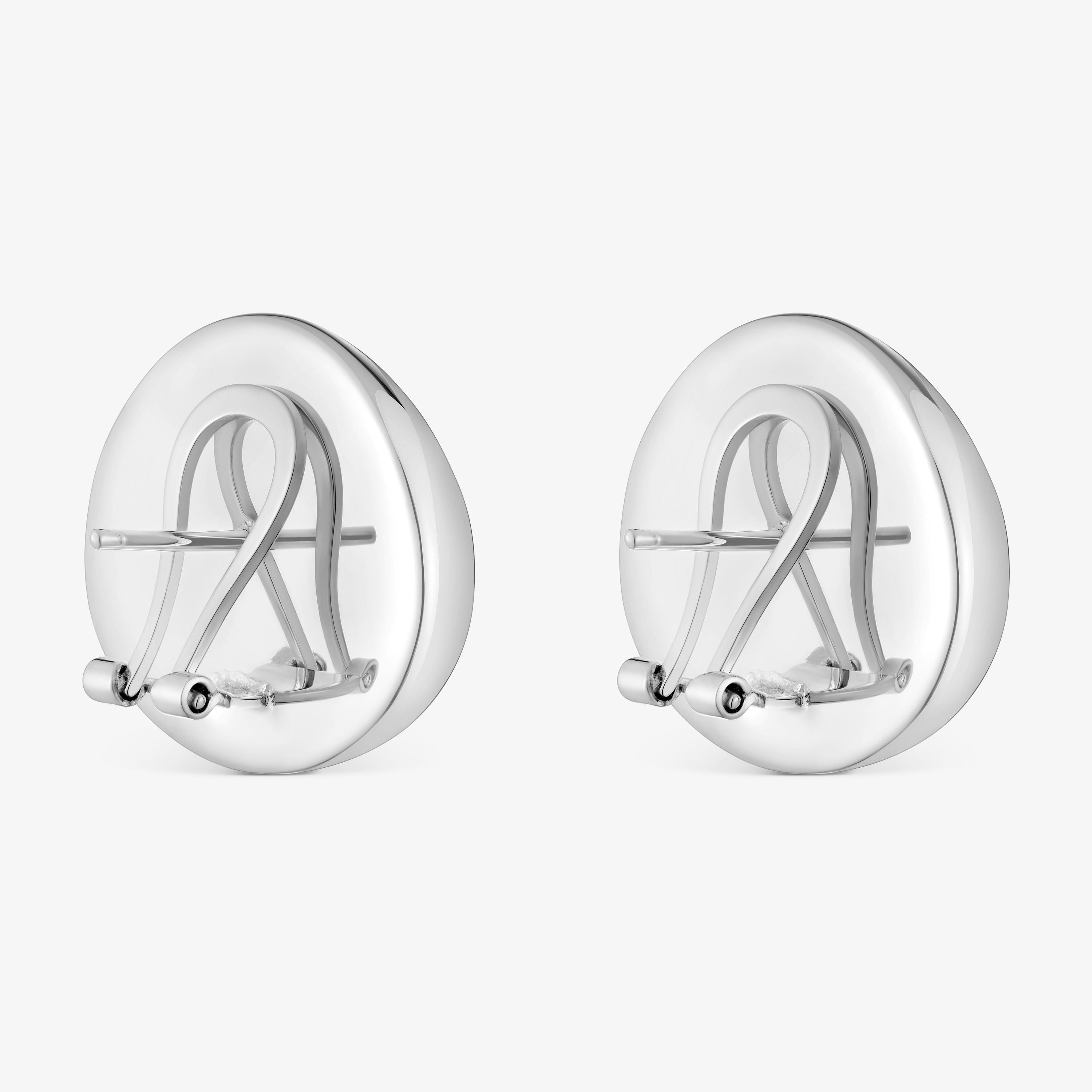 mm silver Earrings Daisy