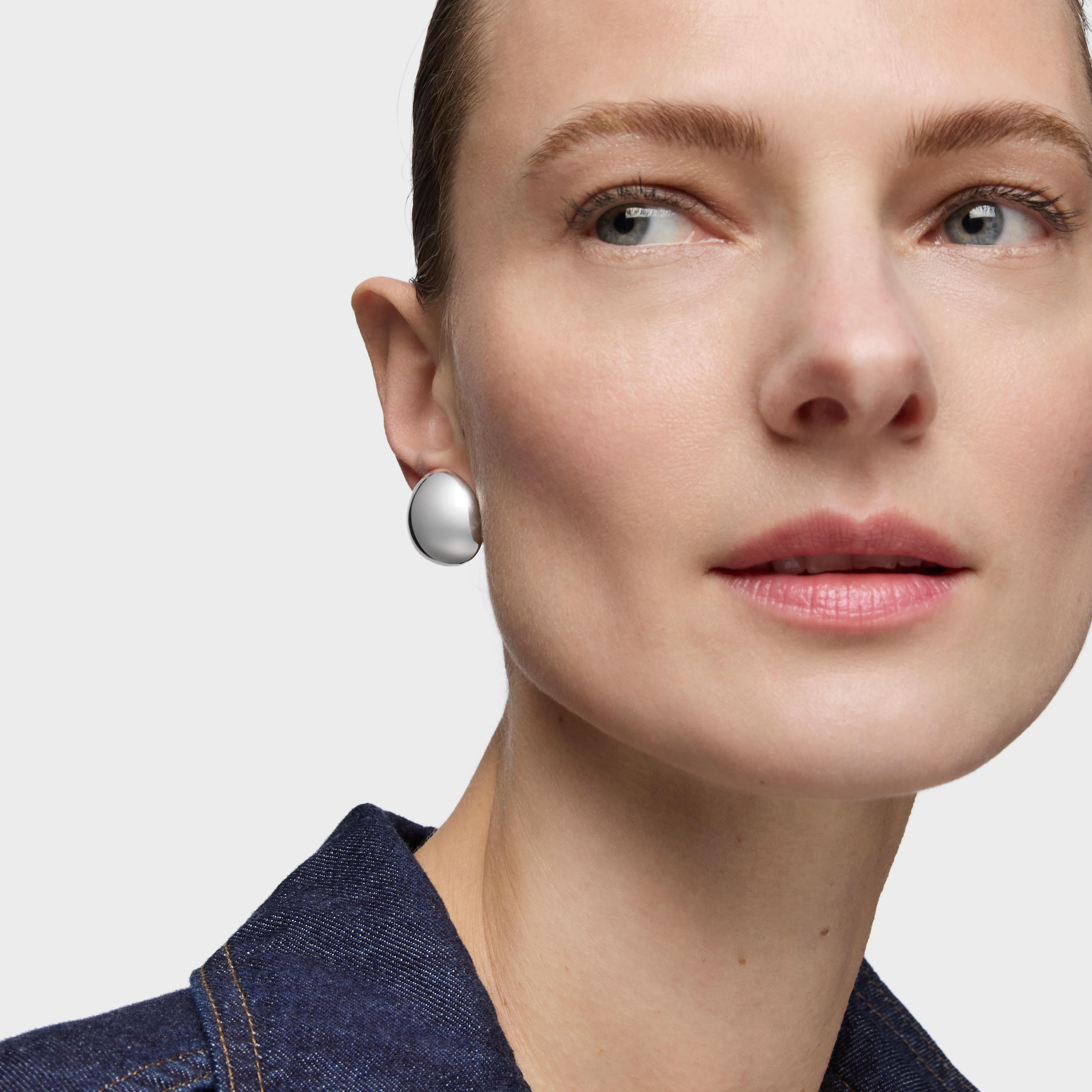 mm silver Earrings Daisy