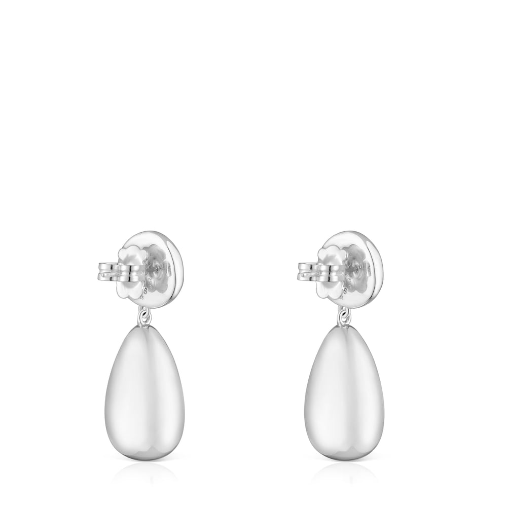 Long silver Earrings Daisy Long silver Earrings Daisy