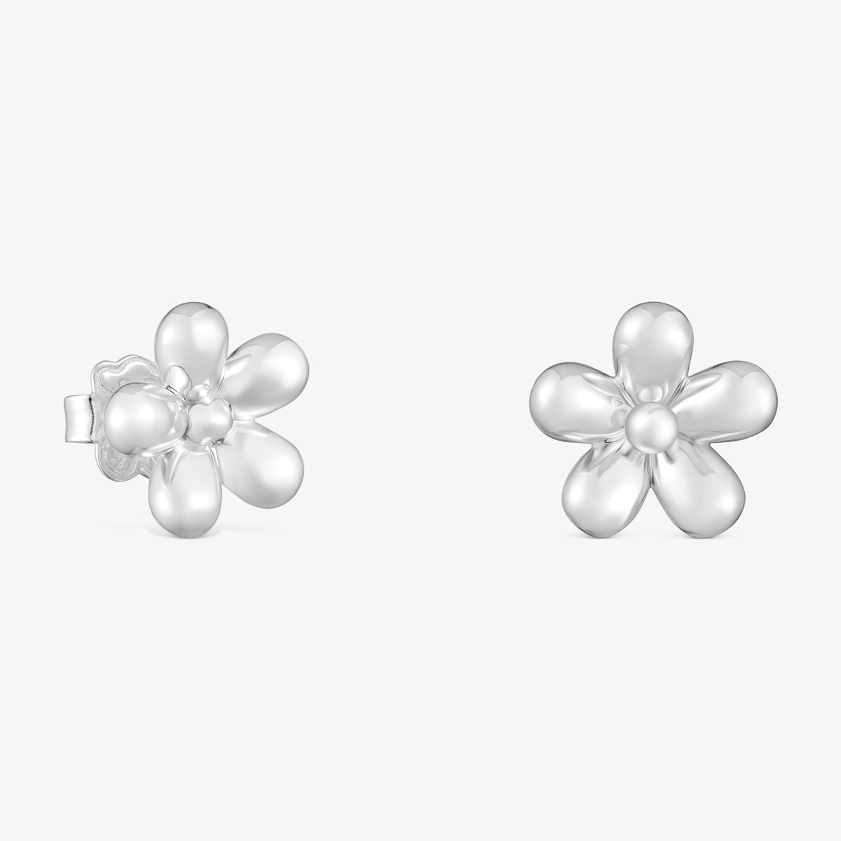 Tous - Pendientes Flor De Plata Daisy - Plateado