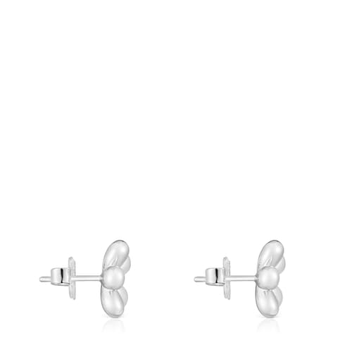 Strieborné Náušnice s motívom kvetu Daisy