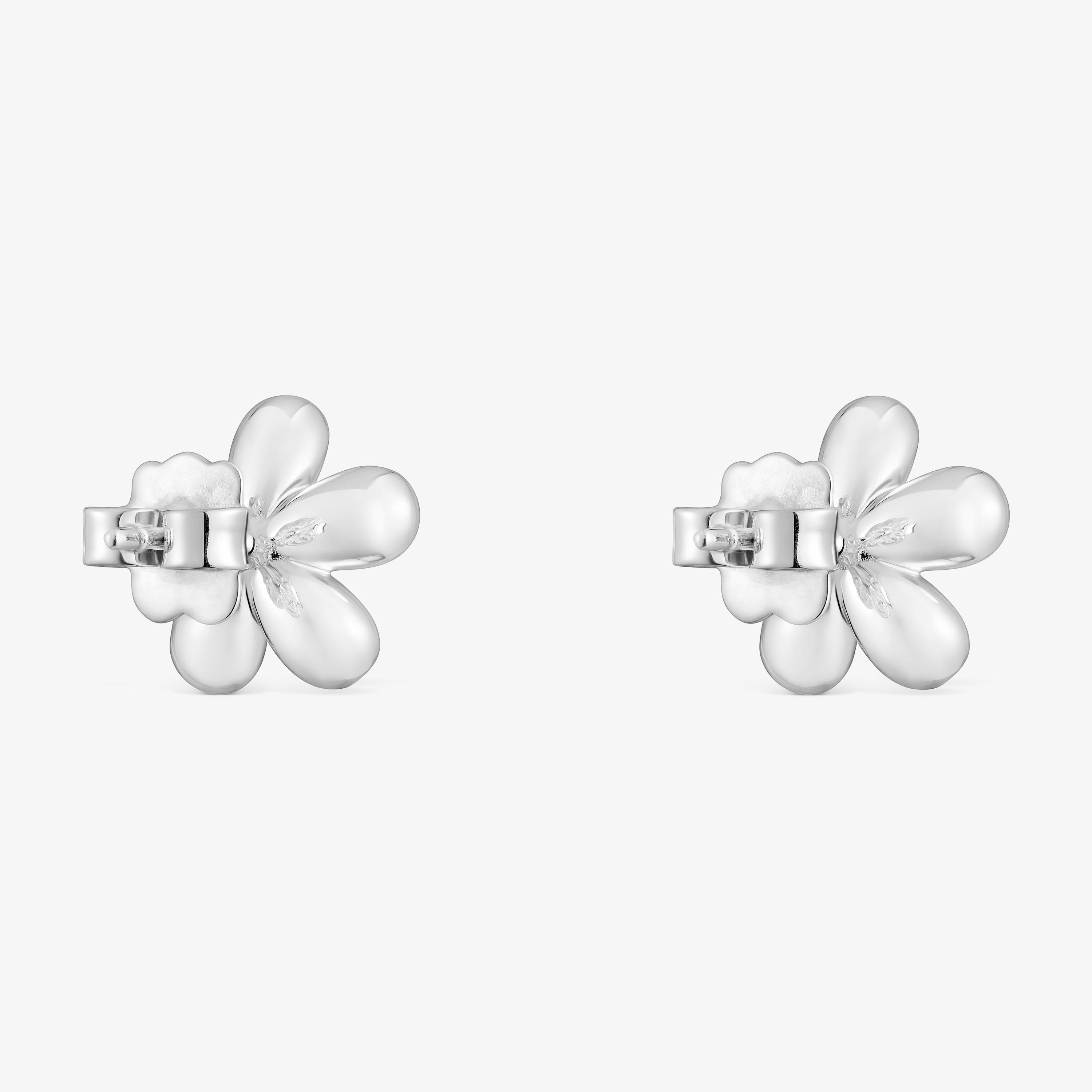 Silver flower Earrings Daisy