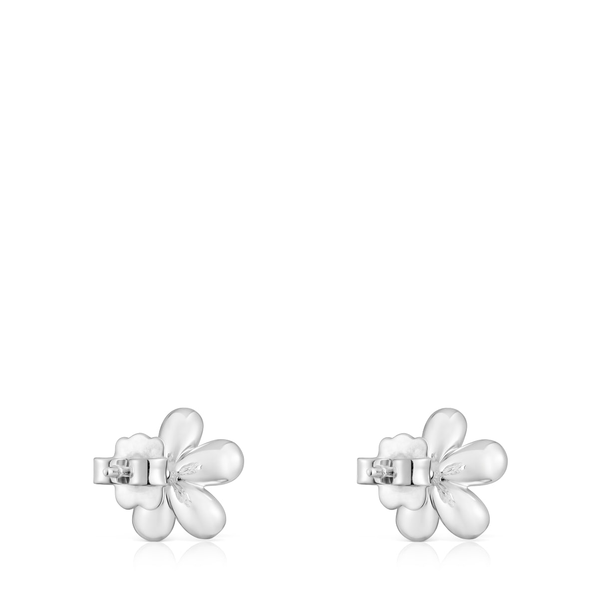 Silver flower Earrings Daisy