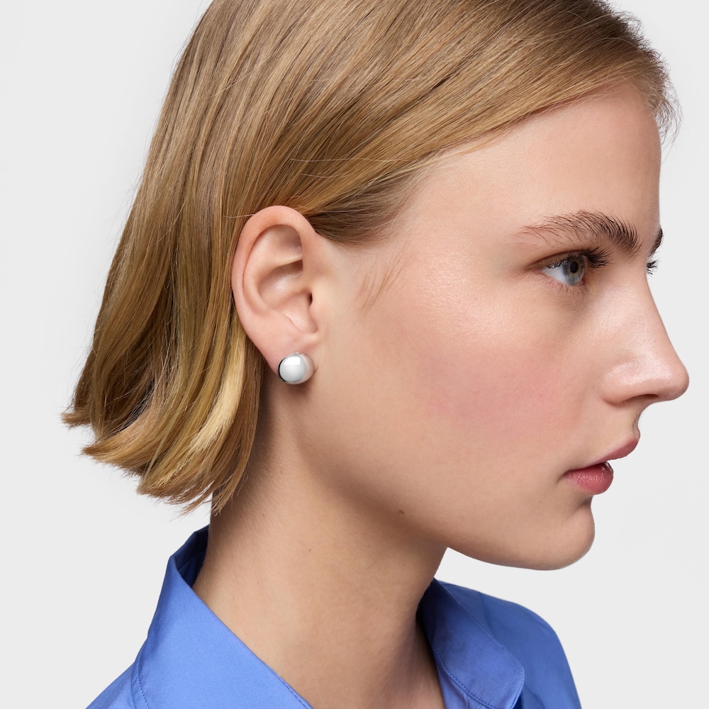 Pendientes de plata 12 mm Daisy