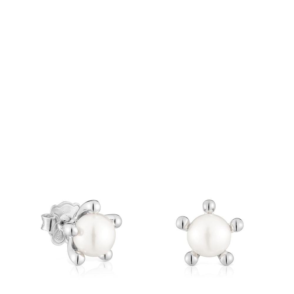 Pendientes de plata y perlas cultivadas TOUS Garden Pendientes de plata y perlas cultivadas TOUS Garden