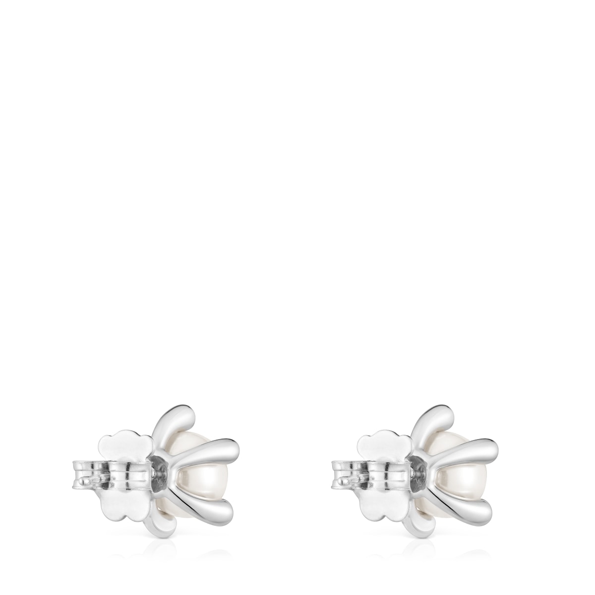 Silver Earrings with cultured pearls TOUS Garden