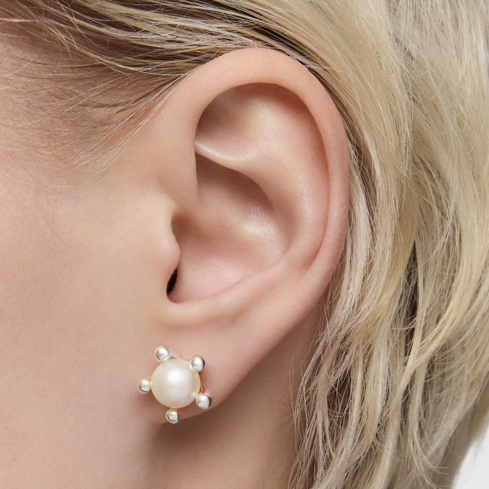 Pendientes de plata y perlas cultivadas TOUS Garden