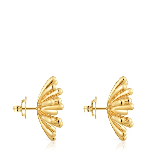 28mm 18kt gold plating over silver Earrings TOUS Garden
