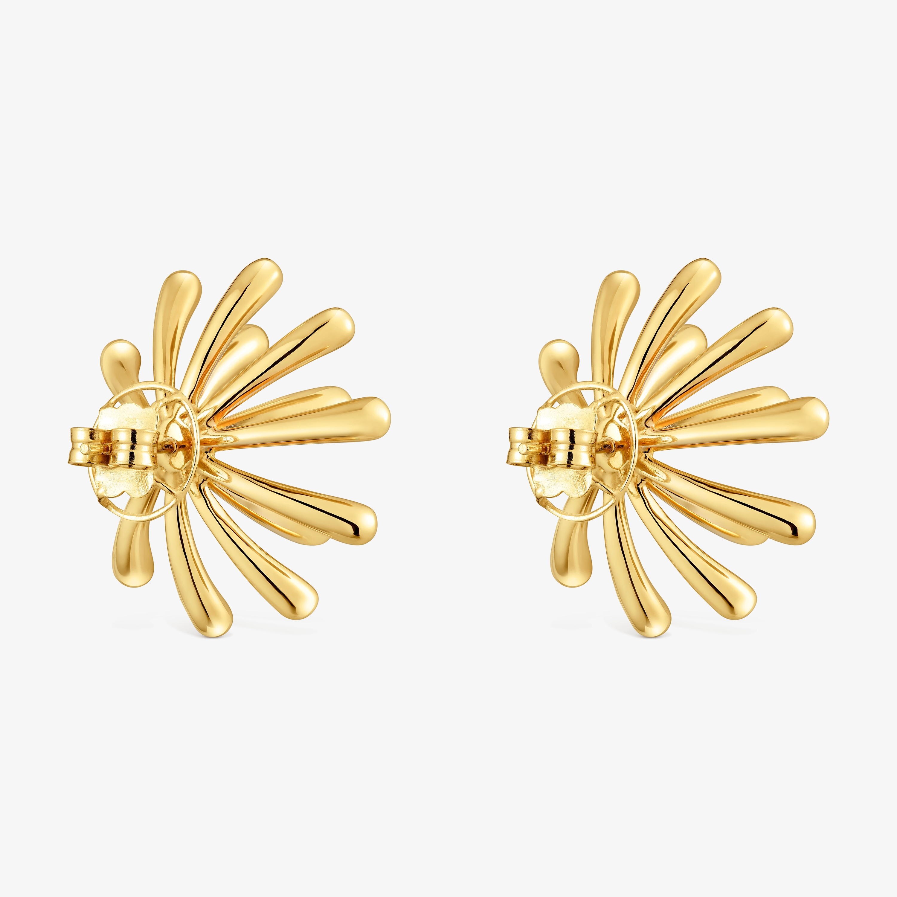 28mm 18K gold vermeil Earrings TOUS Garden
