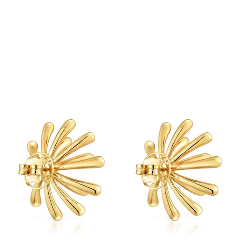 28mm 18kt gold plating over silver Earrings TOUS Garden