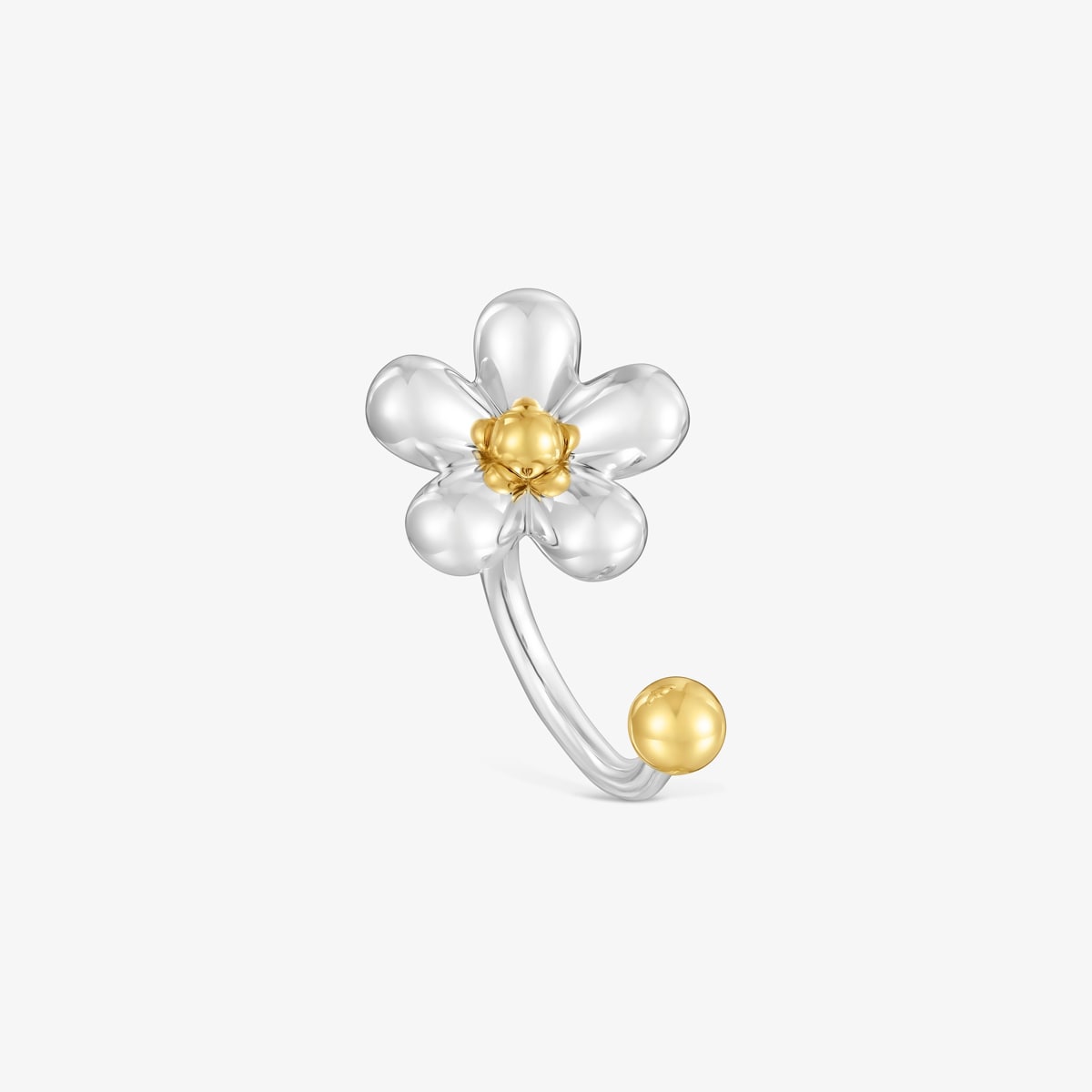 Tous - Anillo Abierto Bicolor Daisy Talla 11