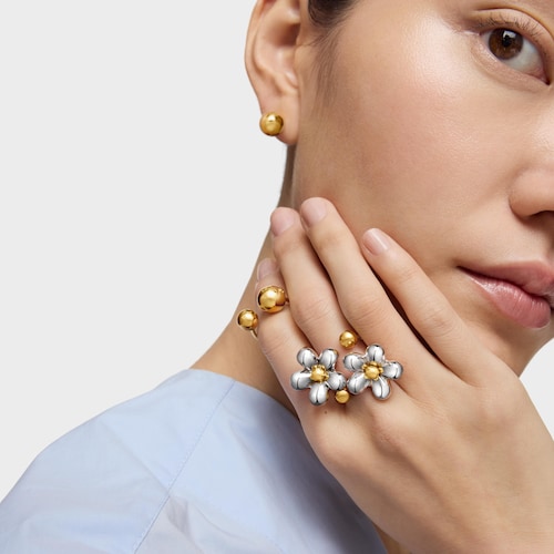 Anillo abierto bicolor Daisy