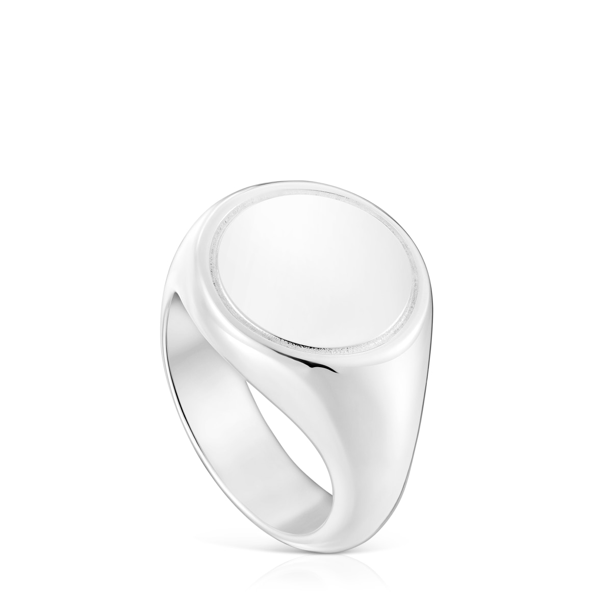 Tous - Anillo Sello De Plata 15 Mm Tous Basics - Plateado