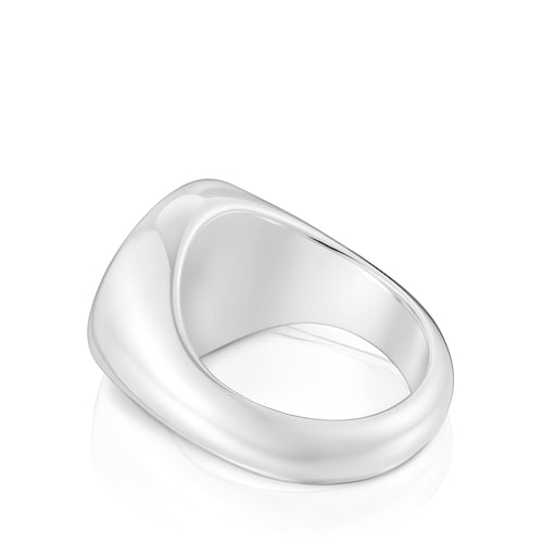 Anillo sello de plata 15 mm TOUS Basics