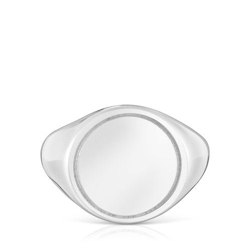 Anillo sello de plata 15 mm TOUS Basics