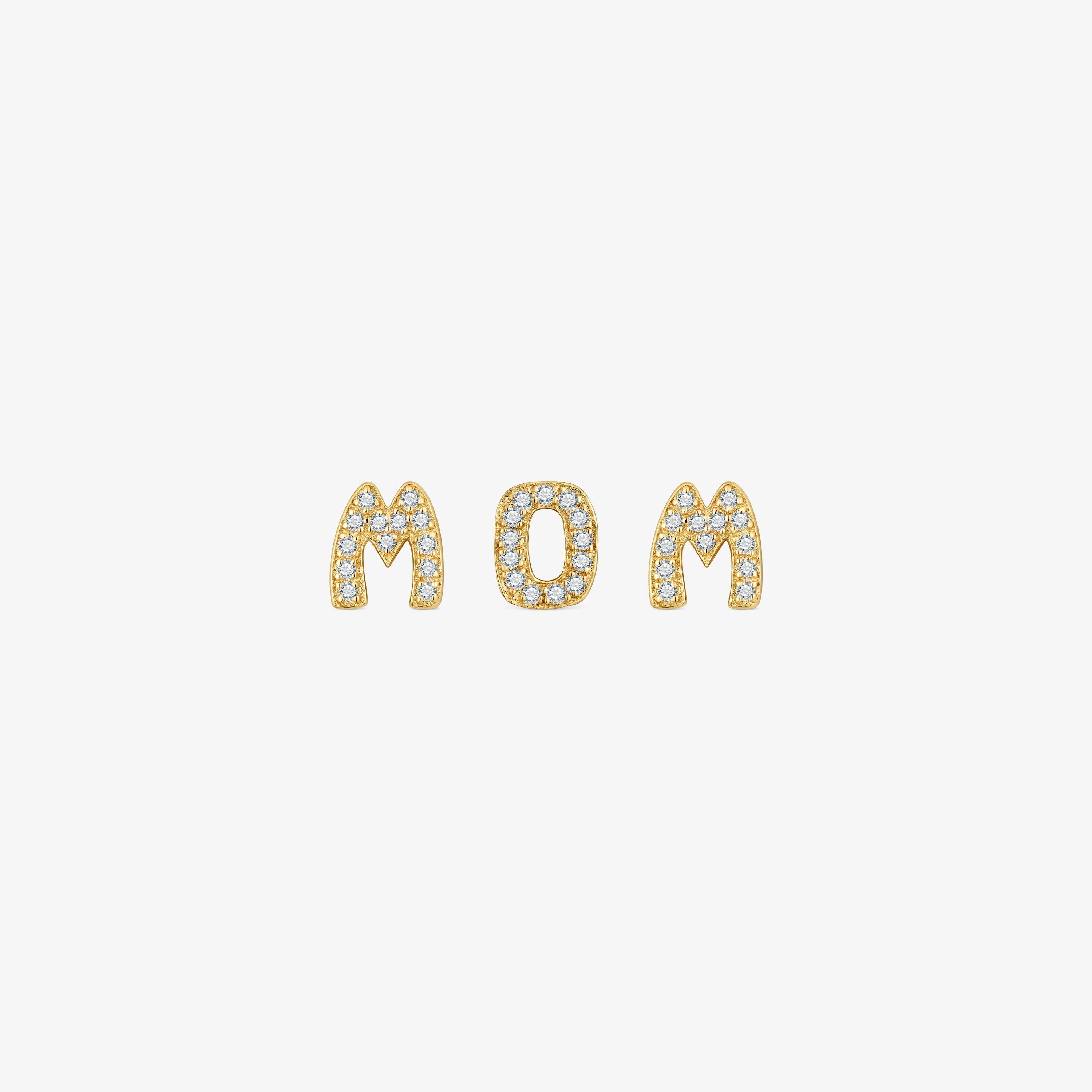 18K gold vermeil pack of Charms with diamonds TOUS Mom