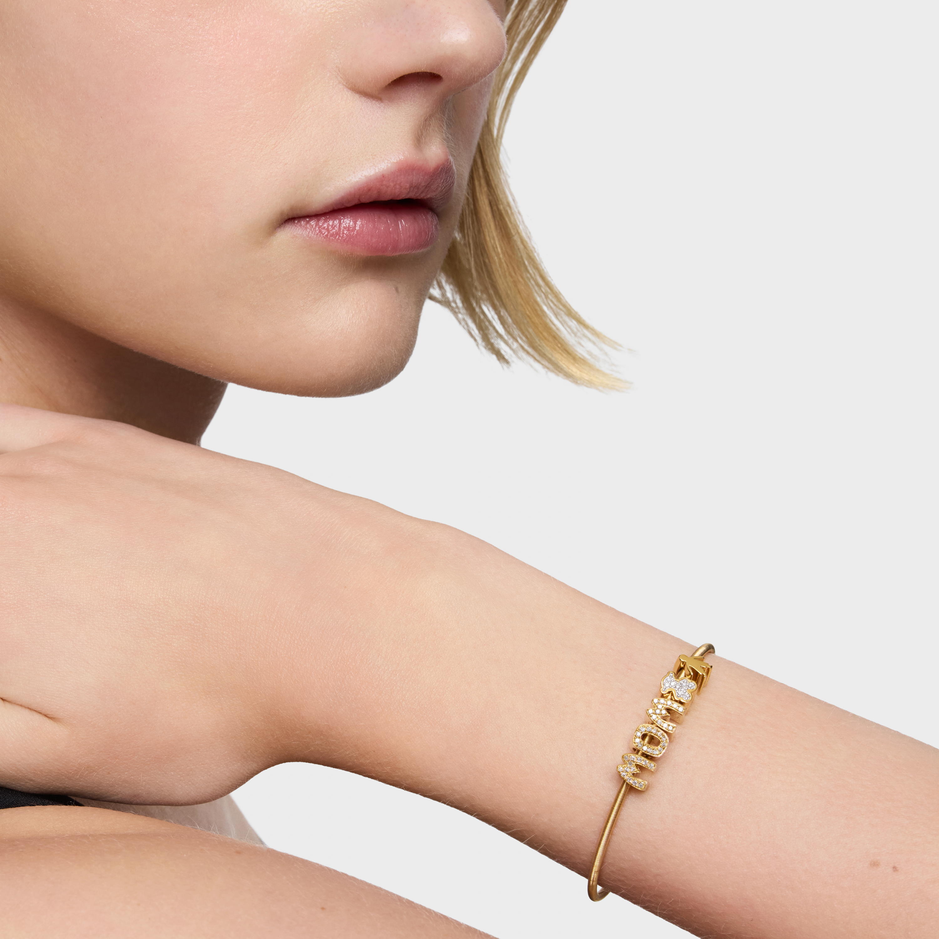 18K gold vermeil pack of Charms with diamonds TOUS Mom