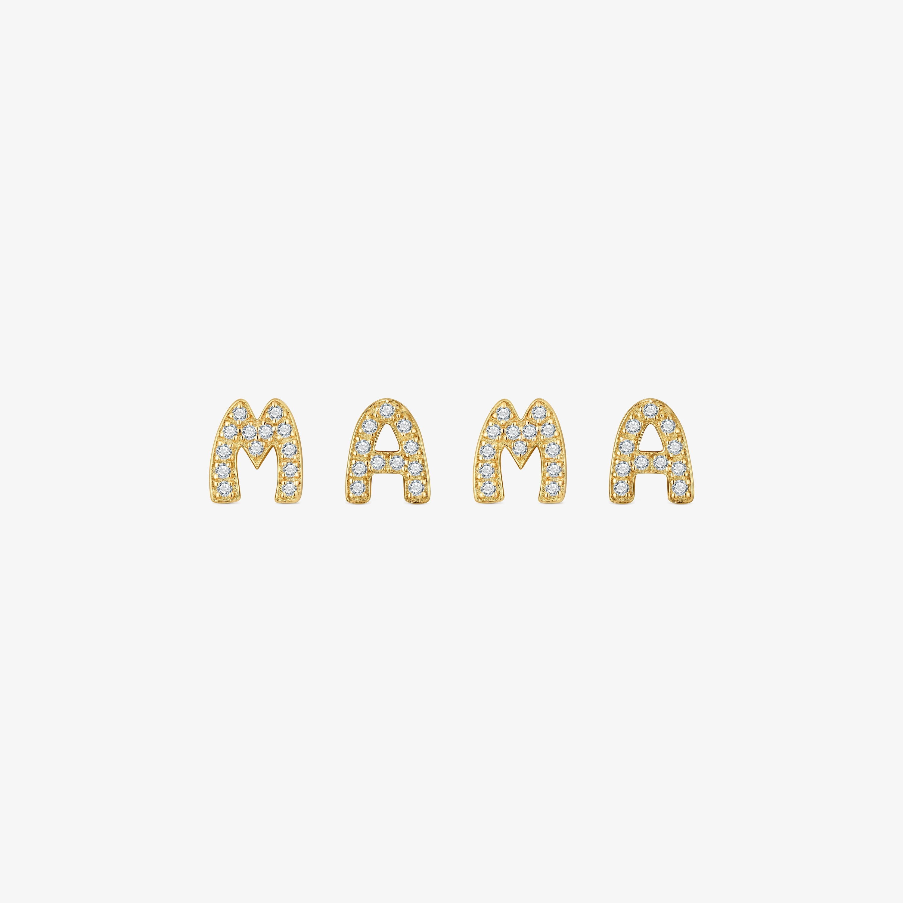 18K gold vermeil pack of Charms with diamonds TOUS Mama