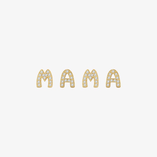 Pack charms TOUS Mama con ba&ntilde;o de oro 18&nbsp;kt sobre plata y diamantes