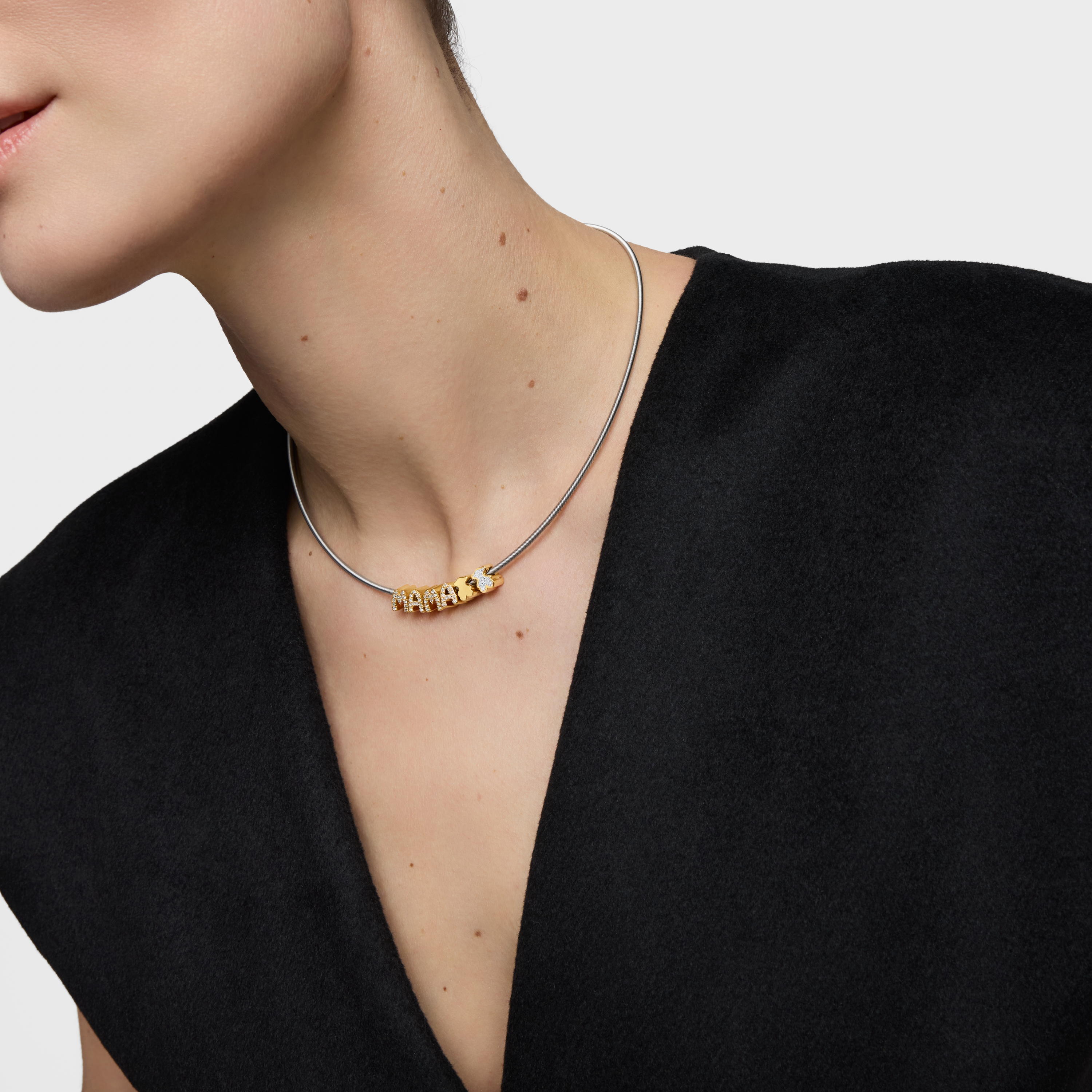 18K gold vermeil pack of Charms with diamonds TOUS Mama