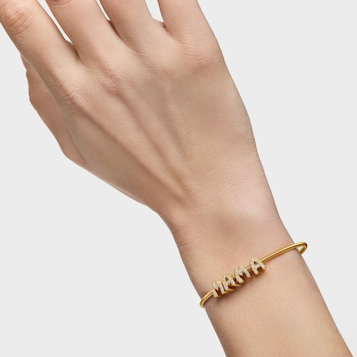 Pack charms TOUS Mama con baño de oro 18 kt sobre plata y diamantes